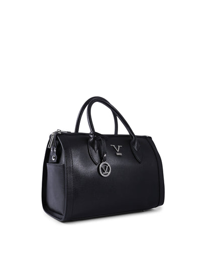 V Italia Womens Handbag V014 SAFFIANO-S NERO