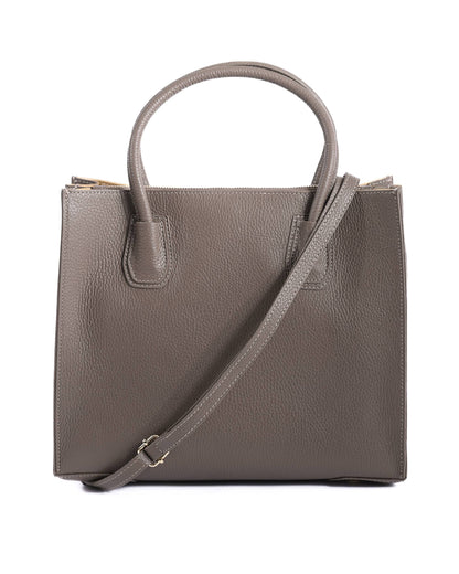 V Italia Womens Handbag Taupe BE10275 52 DOLLARO FANGO