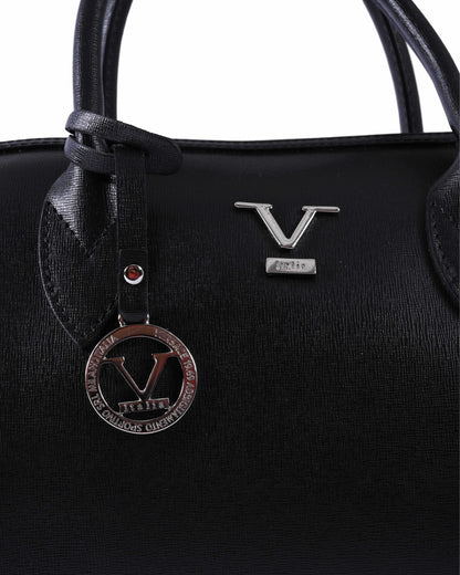 V Italia Womens Handbag V014 SAFFIANO-S NERO