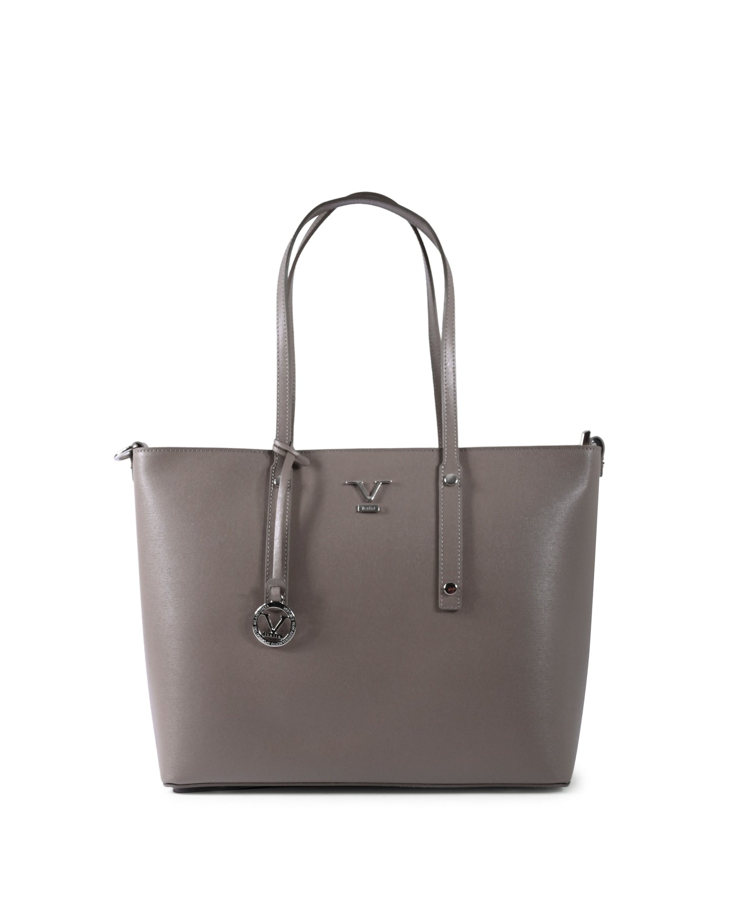 V Italia Womens Handbag CB1070 SAFFIANO TAUPE