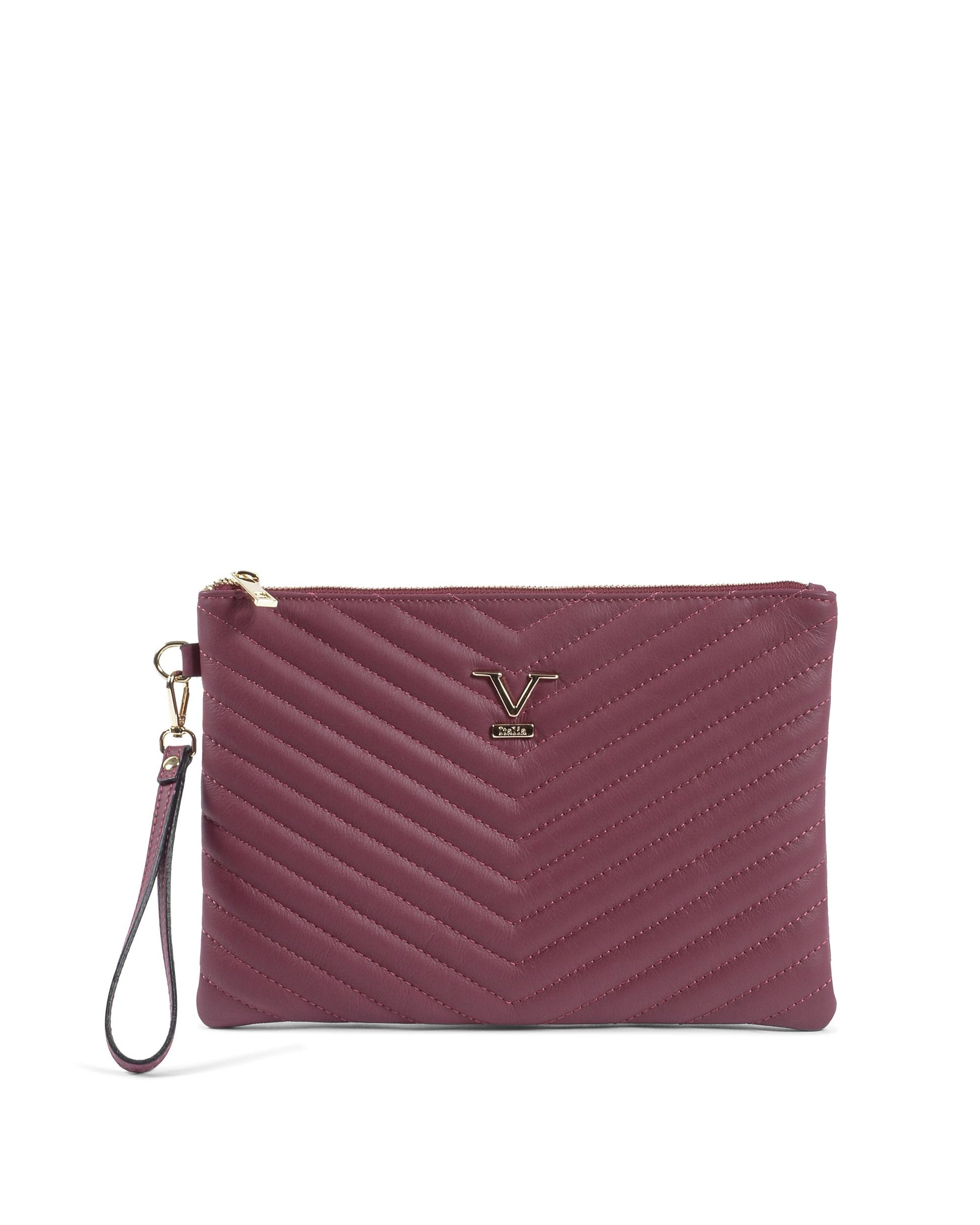 19V69 Italia Womens Handbag Purple V613 52 SAUVAGE PRUGNA