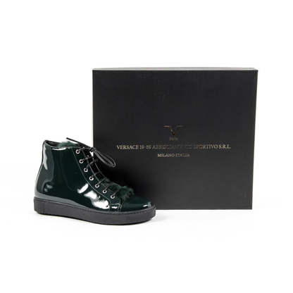 V 1969 Italia Womens High Sneaker 312070 VERNICE VERDE