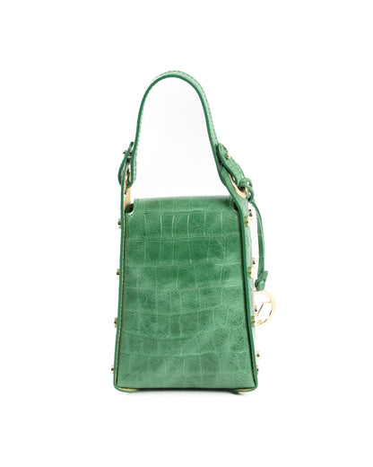 V Italia Womens Mini Bag Green V16-LUX-GRN