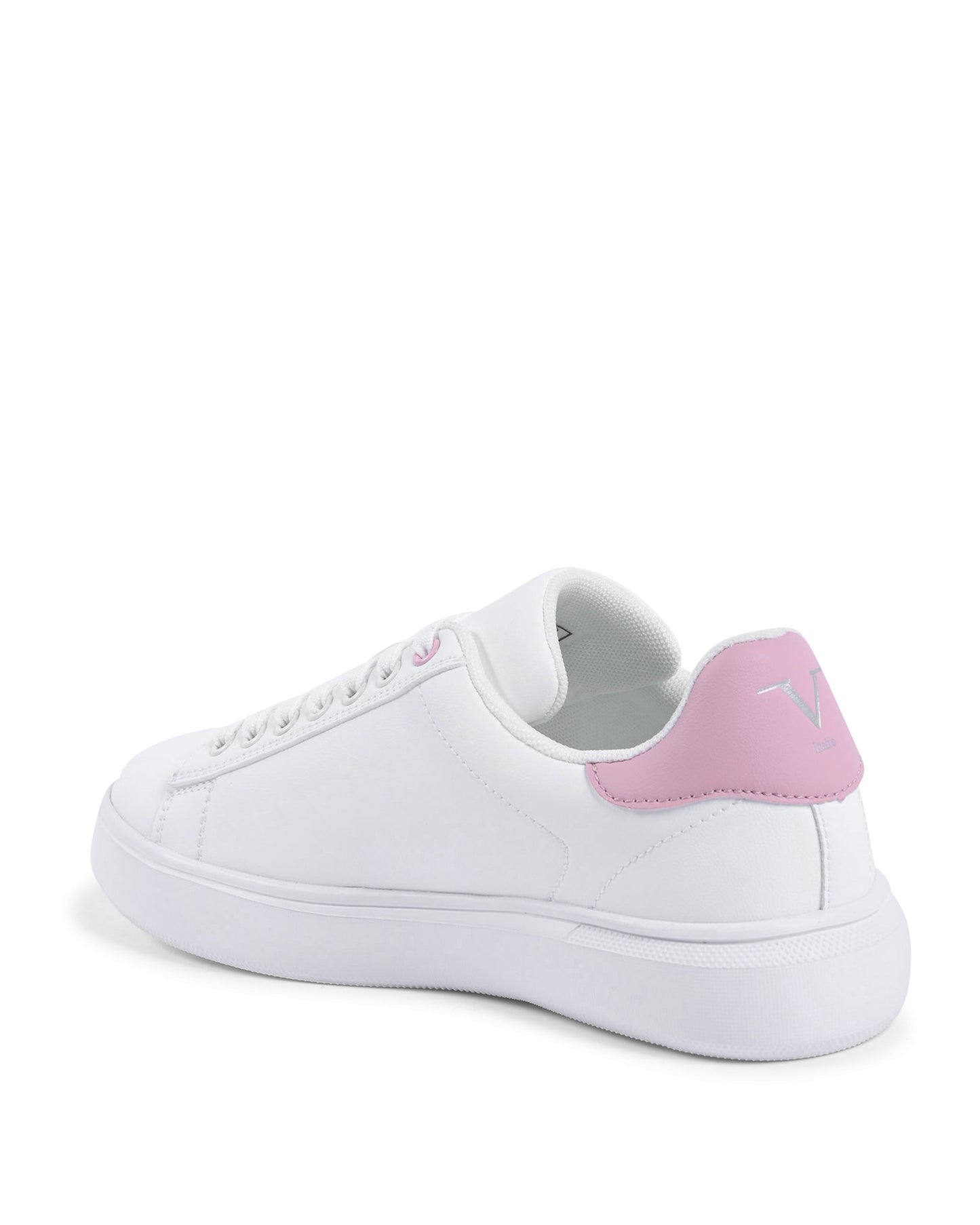 V Italia Womens Sneaker Multicolor SNK 004 W WHITE PINK