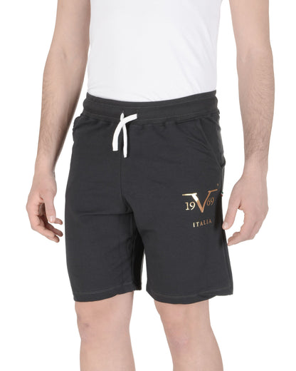 19V69 Italia Mens Short Pants Dark Grey BOB DARK GREY