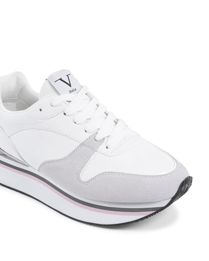 V Italia Womens Sneaker White SNK 003 W WHITE