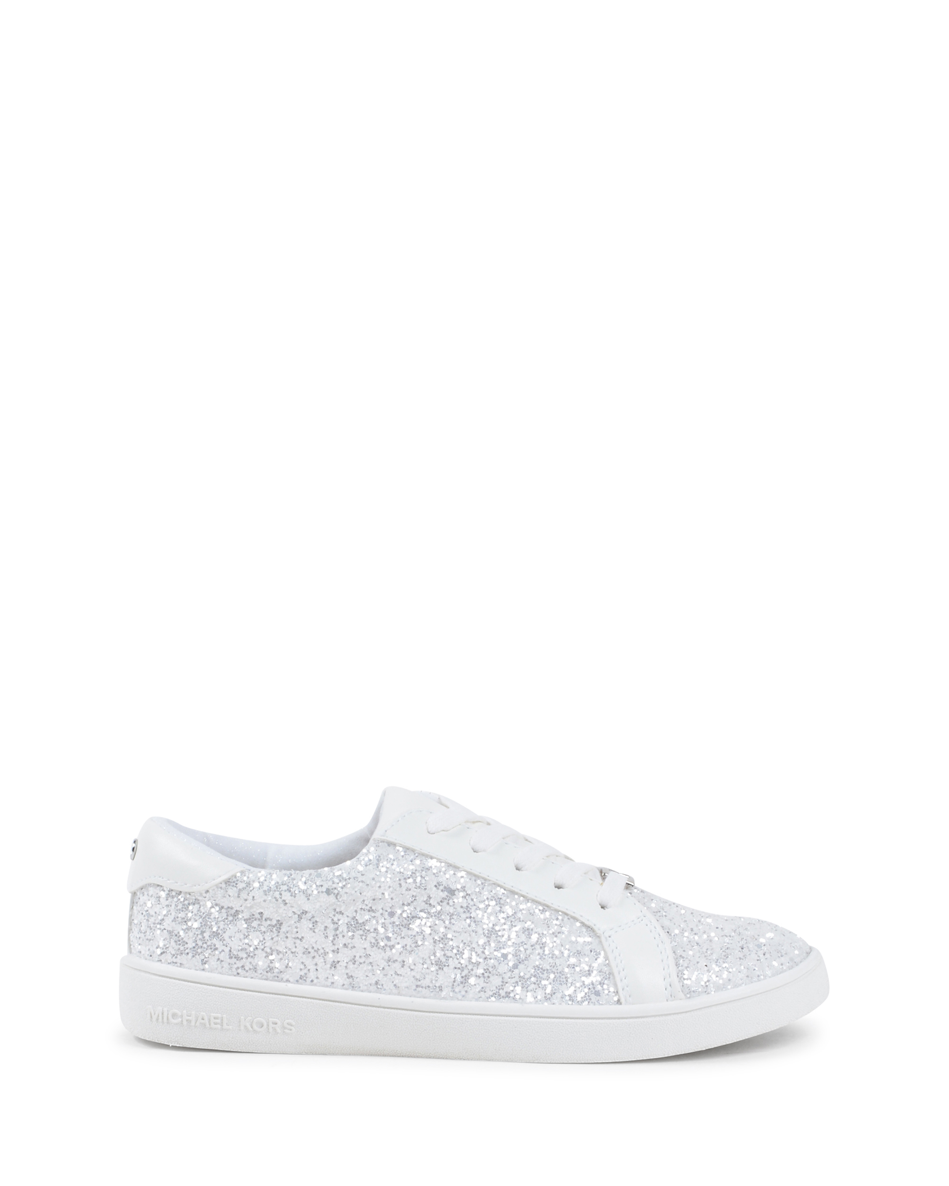 Michael Kors Girls Sneaker White ZIA IVY ACE WHITE GLITTER