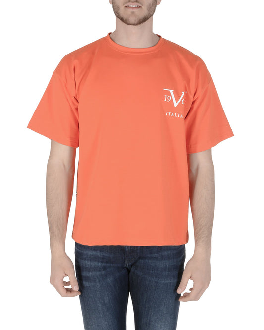 19V69 Italia Mens T-Shirt Orange AZIR ORANGE