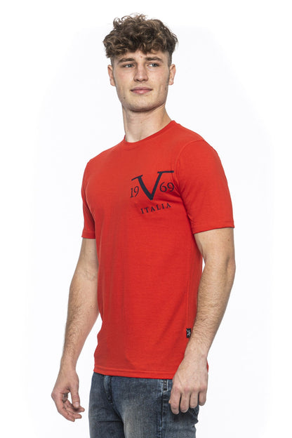 19V69 Italia Mens T-Shirt Red MIKE RED