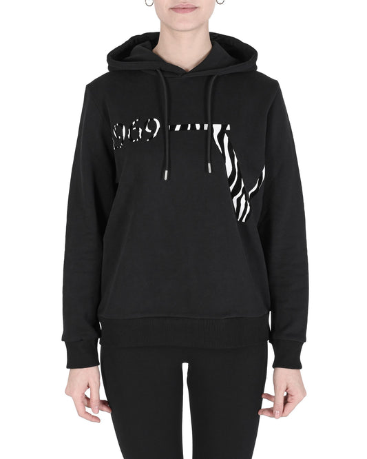 19V69 Italia Womens Hoodie ZEBIE BLACK