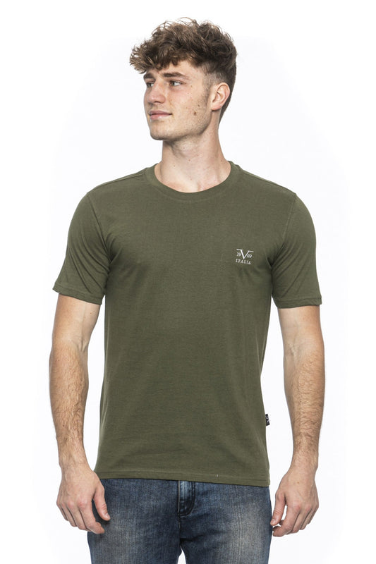 19V69 Italia Mens T-Shirt Green ERIC OLIVE