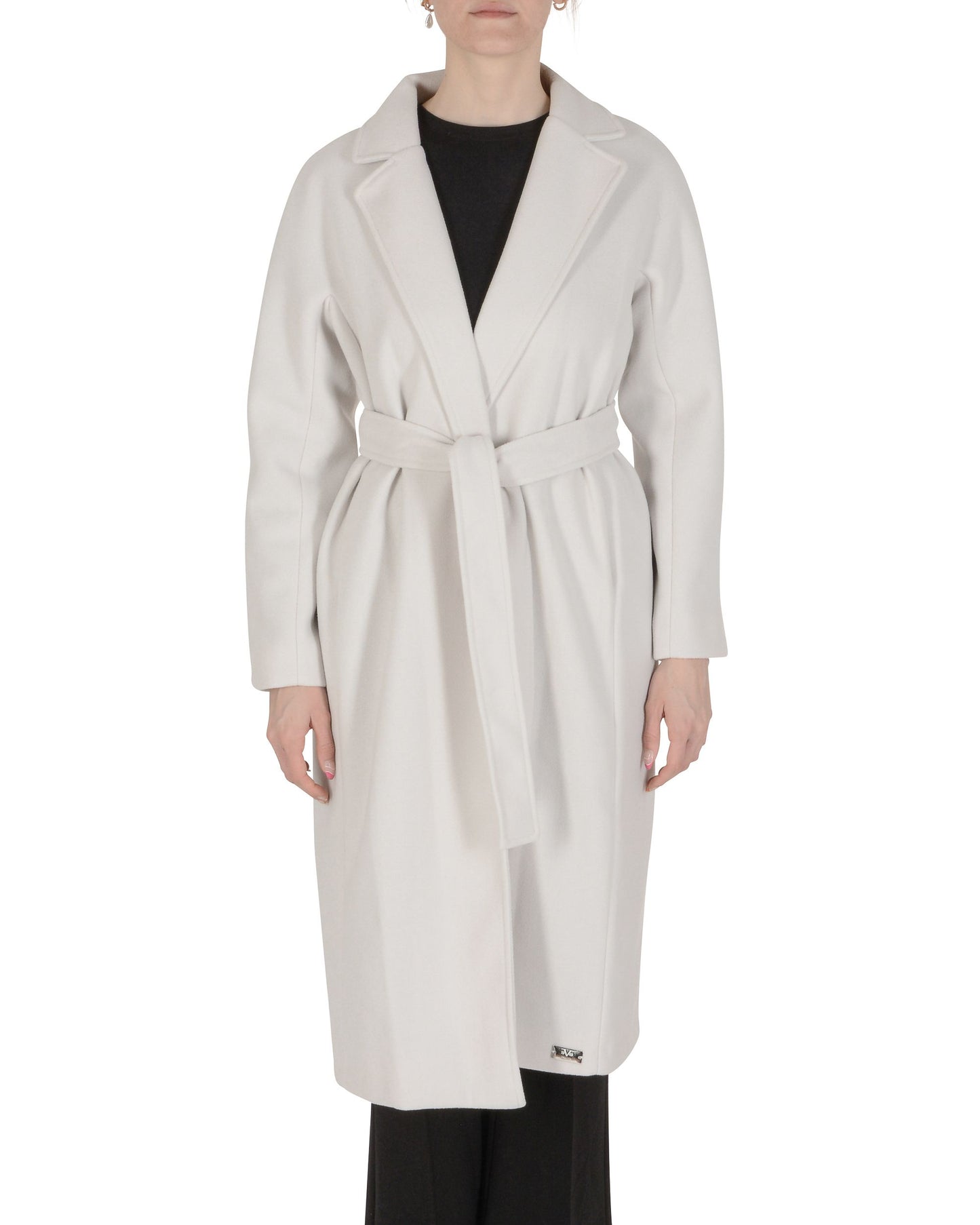 19V69 Italia Womens Coat White AMBER WHITE