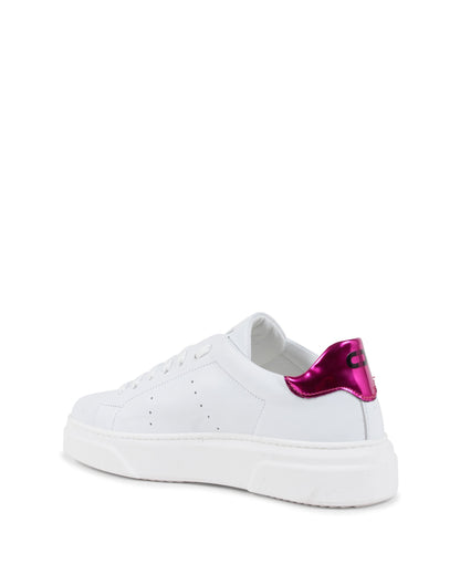 Runaround Sneaker White/Fuxia