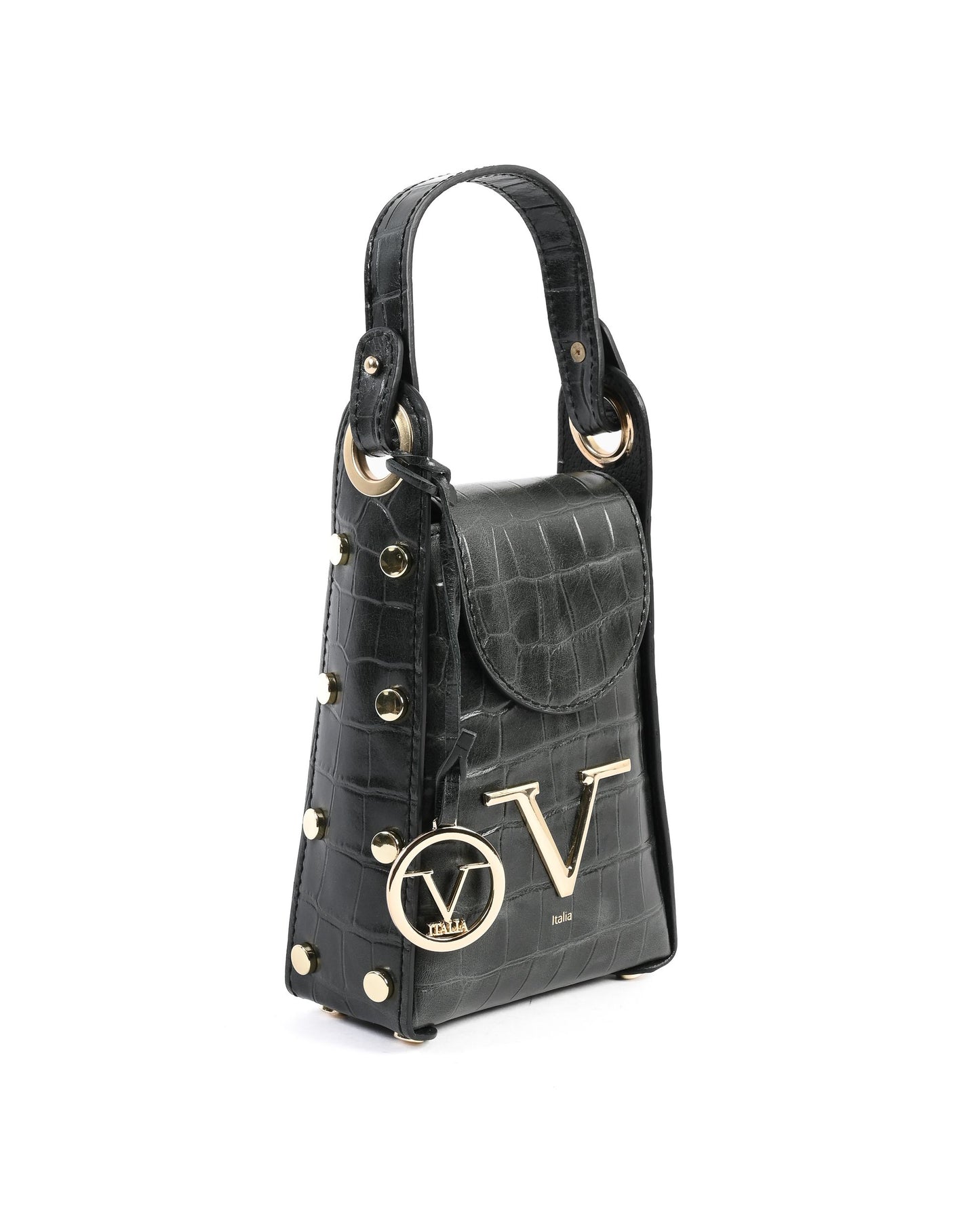 V Italia Womens Mini Bag Black V16-COCW-BLK