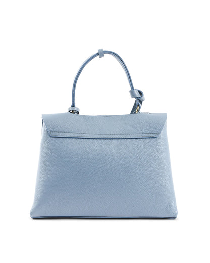 V Italia Womens Handbag 10520 DOLLARO AZZURRO