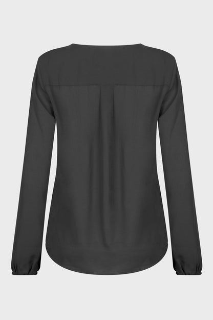 19V69 Italia Womens Blouse Black JULIA BLACK