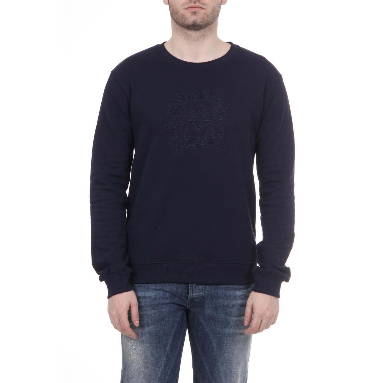 V 1969 Italia Mens Sweater ART. 4469 DARK BLUE