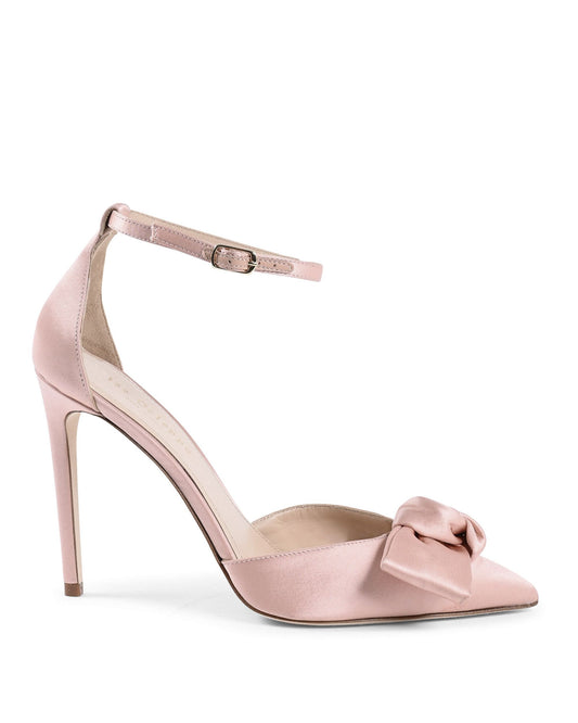 Linda - Ankle Strap Heel Sandal Nude