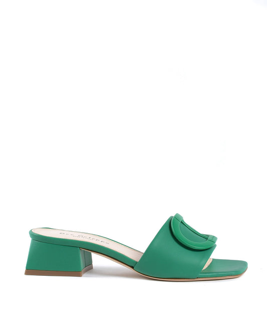 Dizzy Logo Mule Green