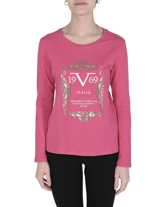 19V69 Italia Womens T-Shirt ANGELICA FUXIA