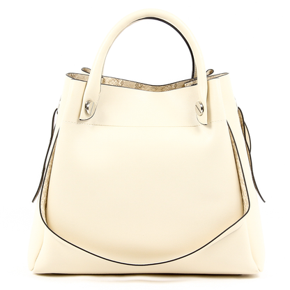 Andrew Charles Womens Handbag Beige MARISSA