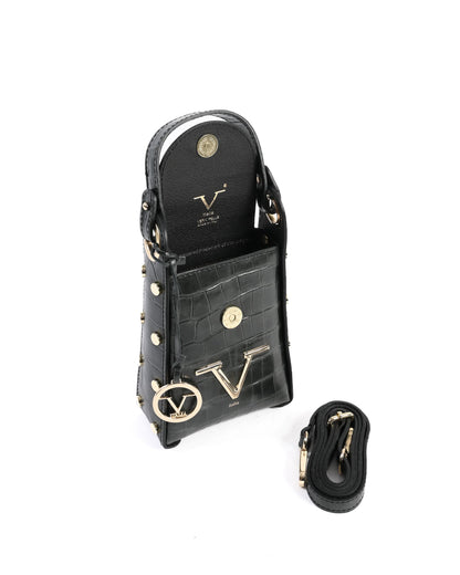 V Italia Womens Mini Bag Black V16-COCW-BLK