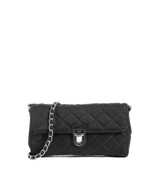 Prada Clutch handbag BP0584 black Impuntu Tessuto