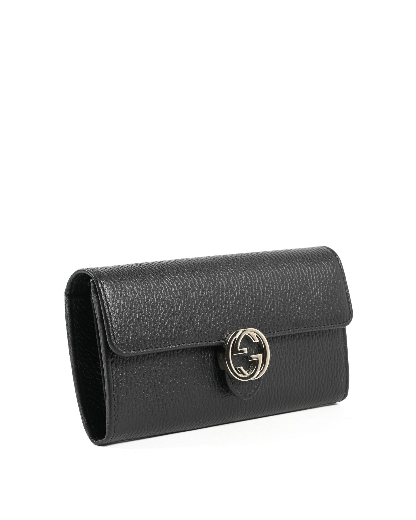 Gucci Leather Interlocking wallet 615524 CAO0G 1000