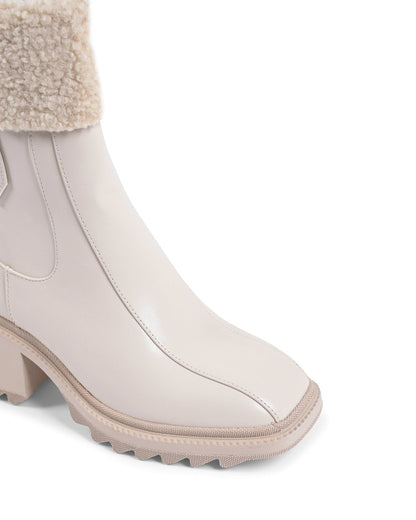 19V69 Italia Womens Ankle Boot Beige 181-86 BEIGE