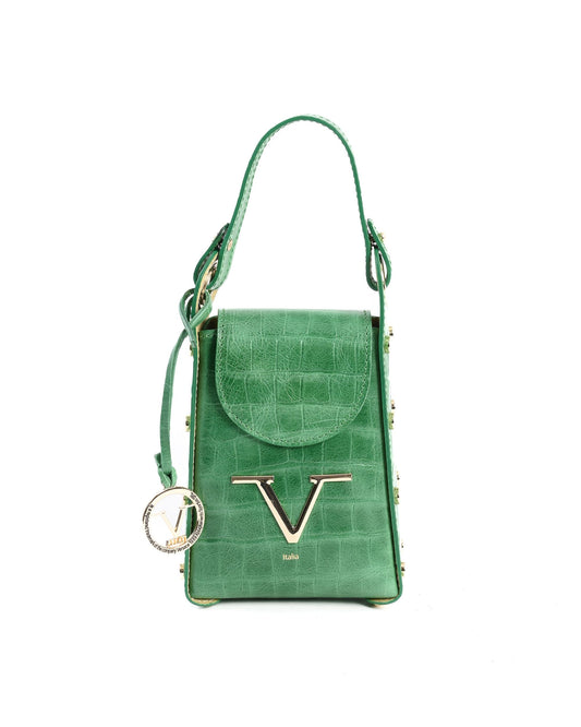 V Italia Womens Mini Bag Green V16-LUX-GRN