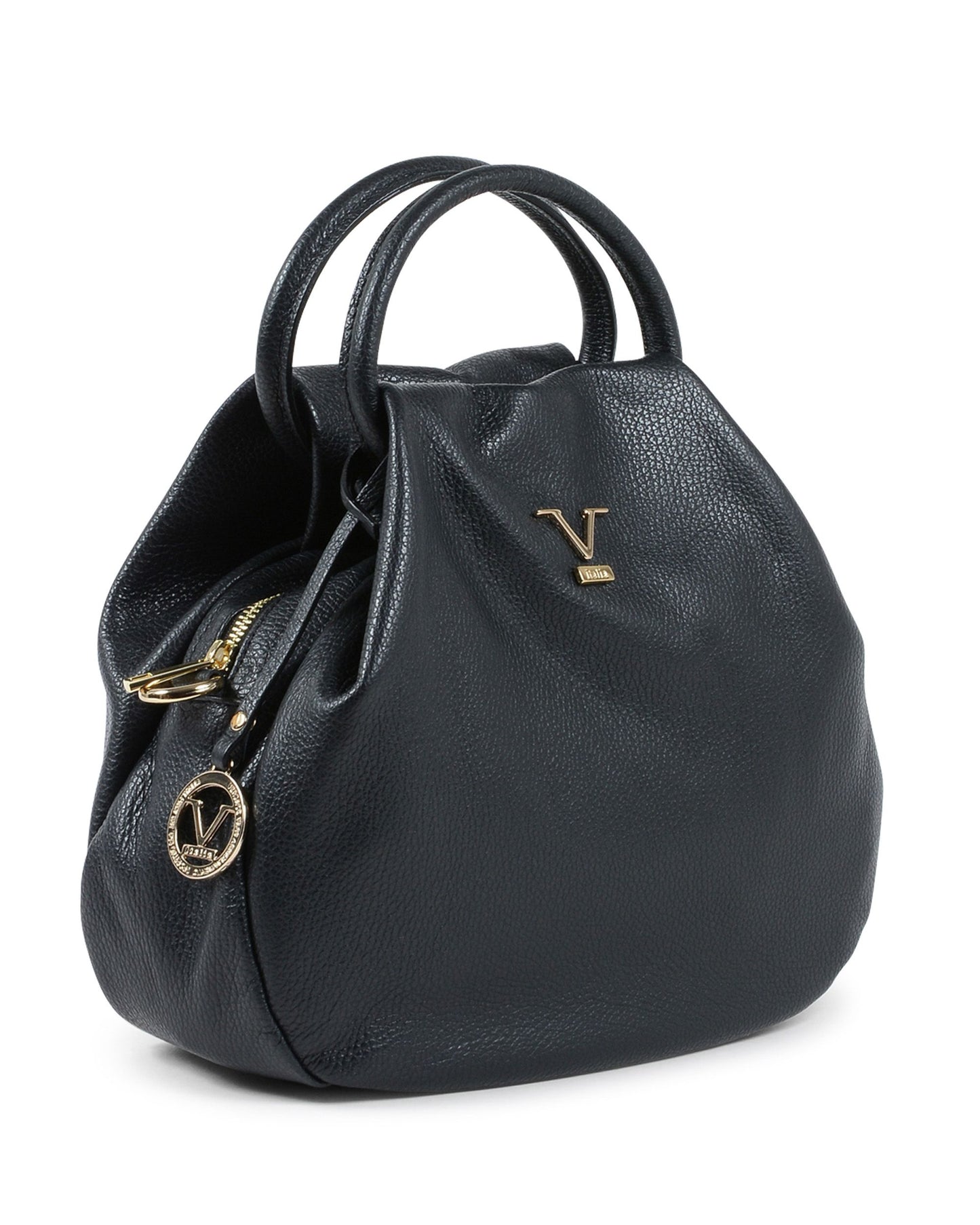 V Italia Womens Handbag Black V10312 52 DOLLARO NERO