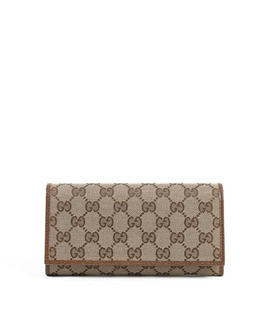 Gucci Original GG canvas & leather wallet 346058 KY9LG 8610