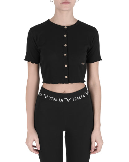 19V69 Italia Womens Top ALISIA BLACK