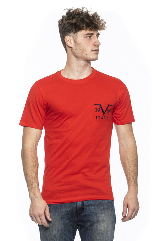 19V69 Italia Mens T-Shirt Red TROY RED