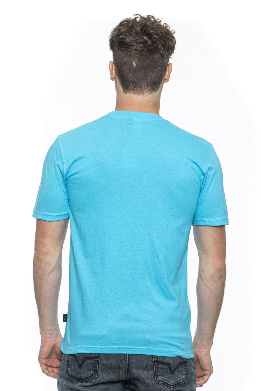 19V69 Italia Mens T-Shirt Light Blue RAYAN TURQUOISE