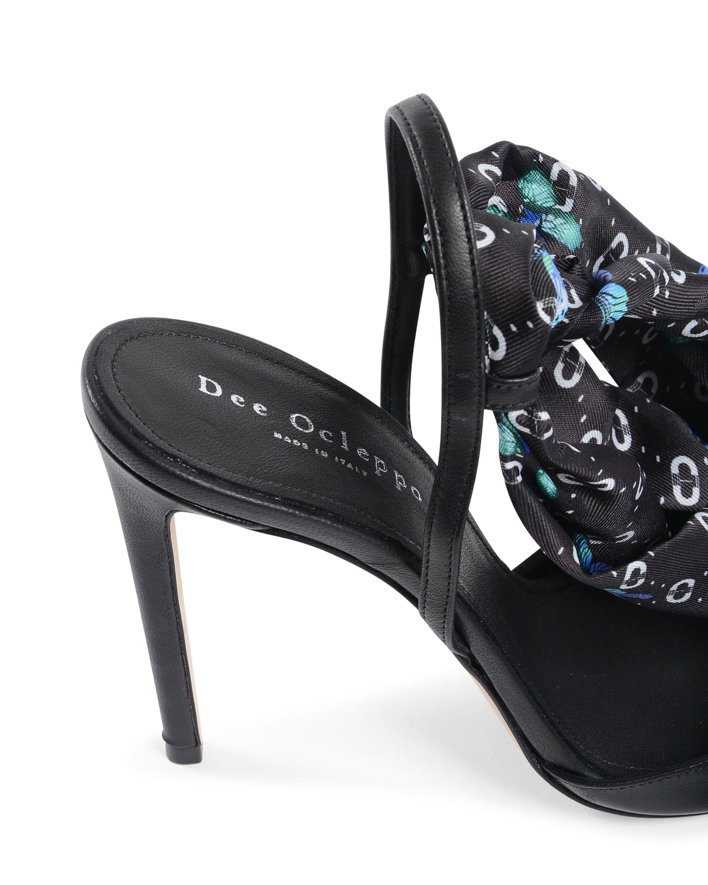 Evelyn Silk Printed Heel