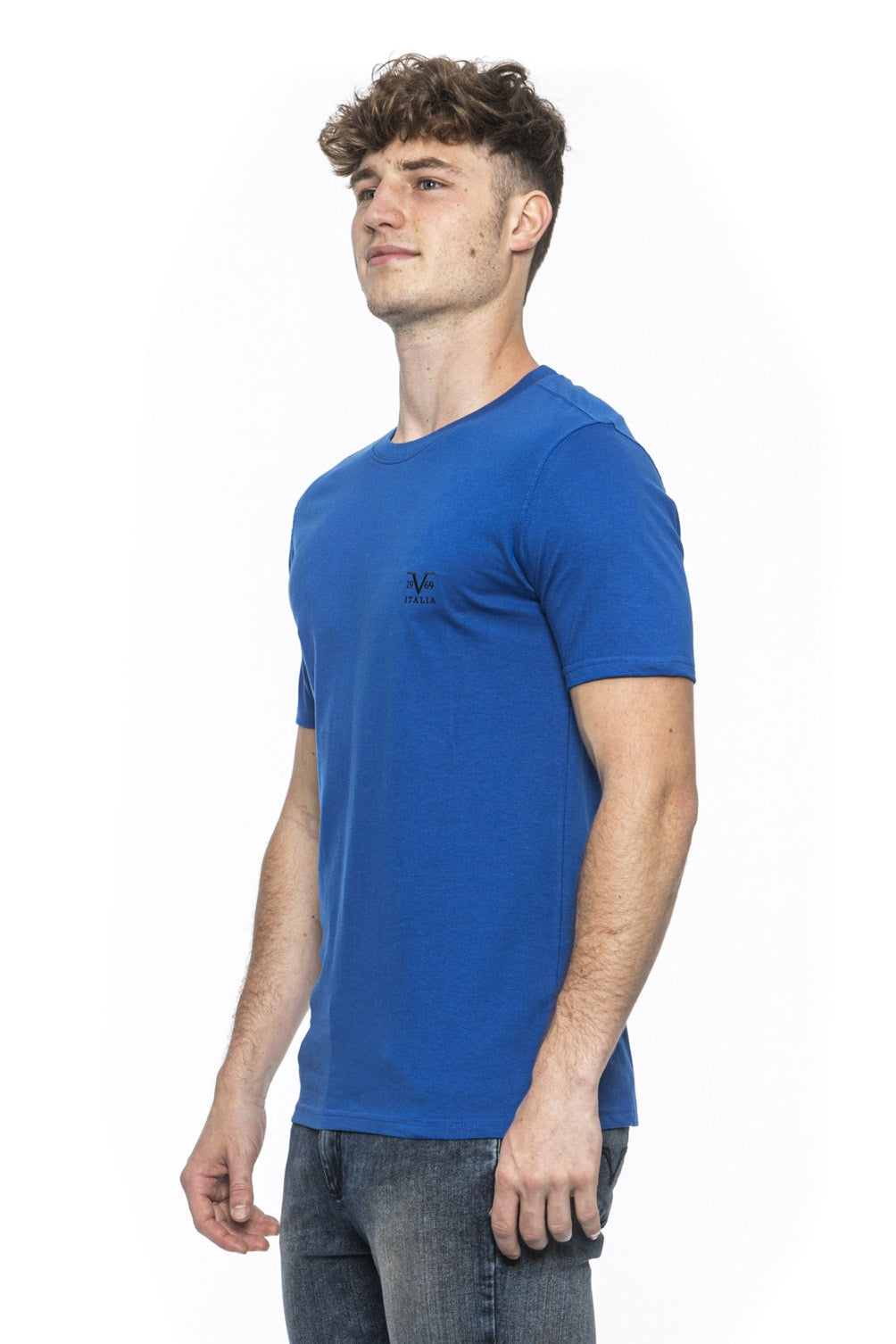 19V69 Italia Mens T-Shirt Blue ERIC ROYAL BLUE