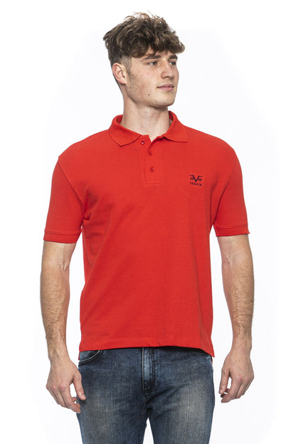 19V69 Italia Mens Polo Red RICAMO RED