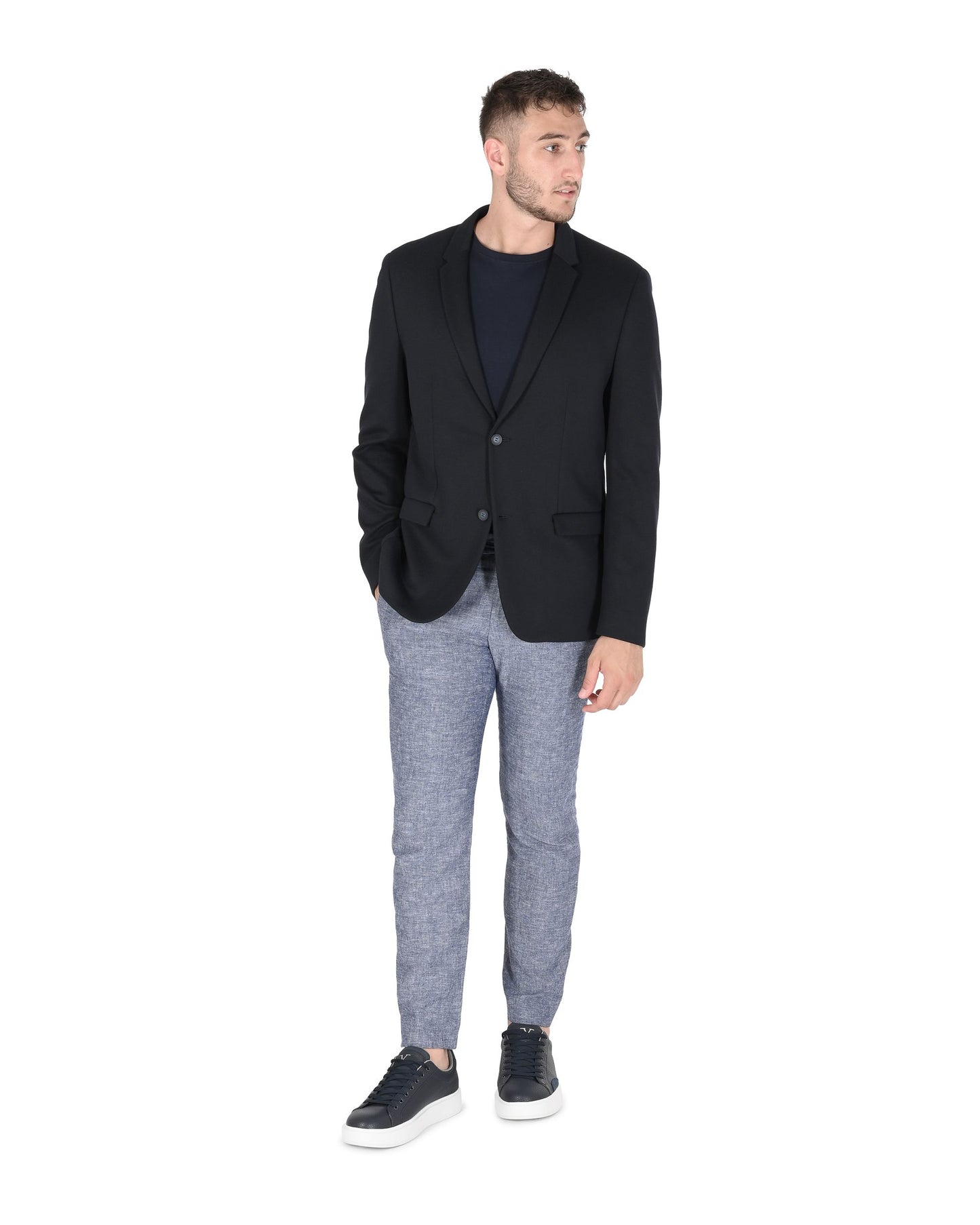 Calvin Klein Mens Blazer Blue K1IK101532478