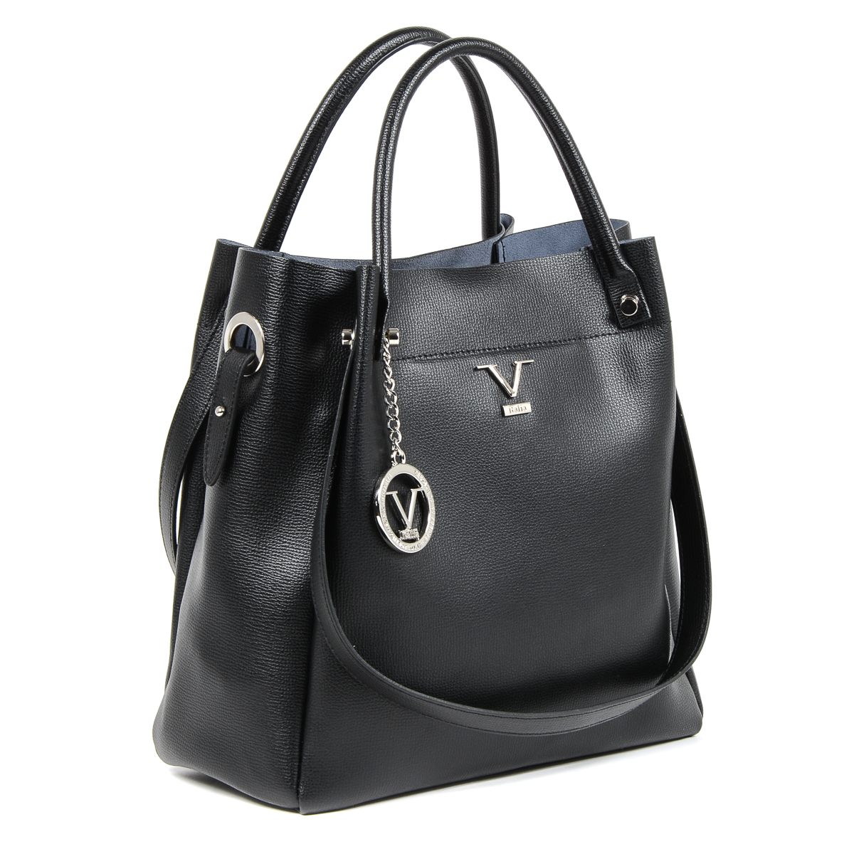 V 1969 Italia Womens Handbag Black ALESSIA