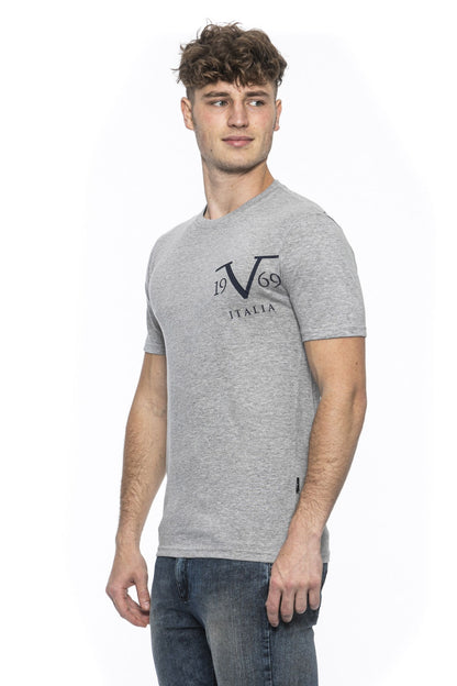 19V69 Italia Mens T-Shirt Grey MIKE GREY