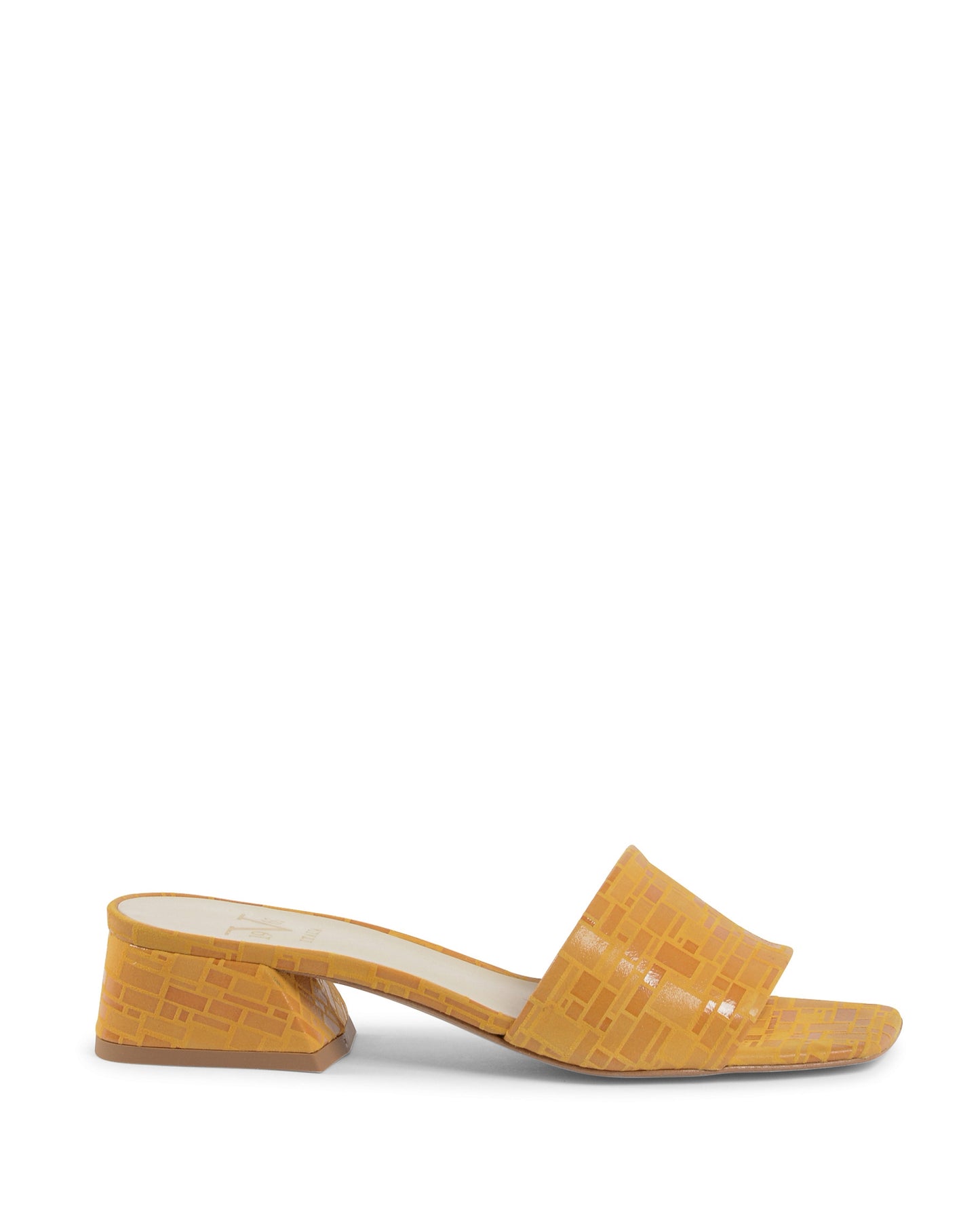 19V69 Italia Womens Sandal Yellow NEPER STAMP. MAT. SENAPE