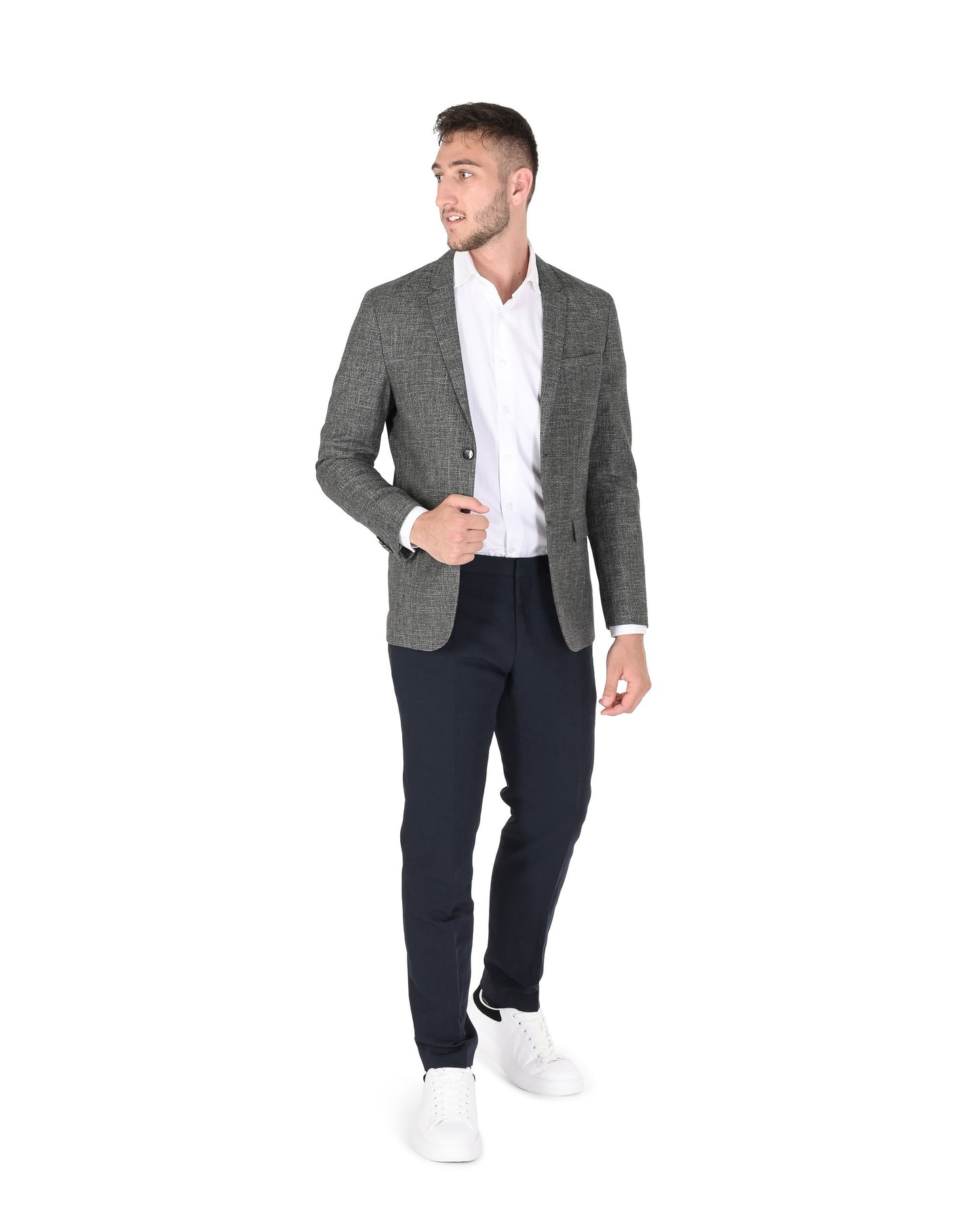 Calvin Klein Mens Blazer Grey K10K101099657