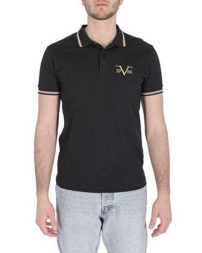 19V69 Italia Mens Polo OLAF BLACK