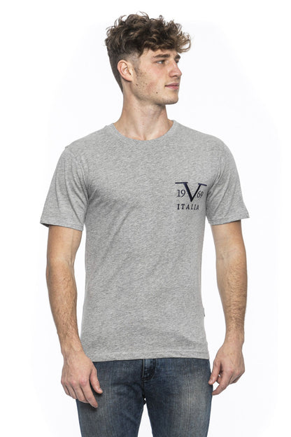 19V69 Italia Mens T-Shirt Grey TROY GREY