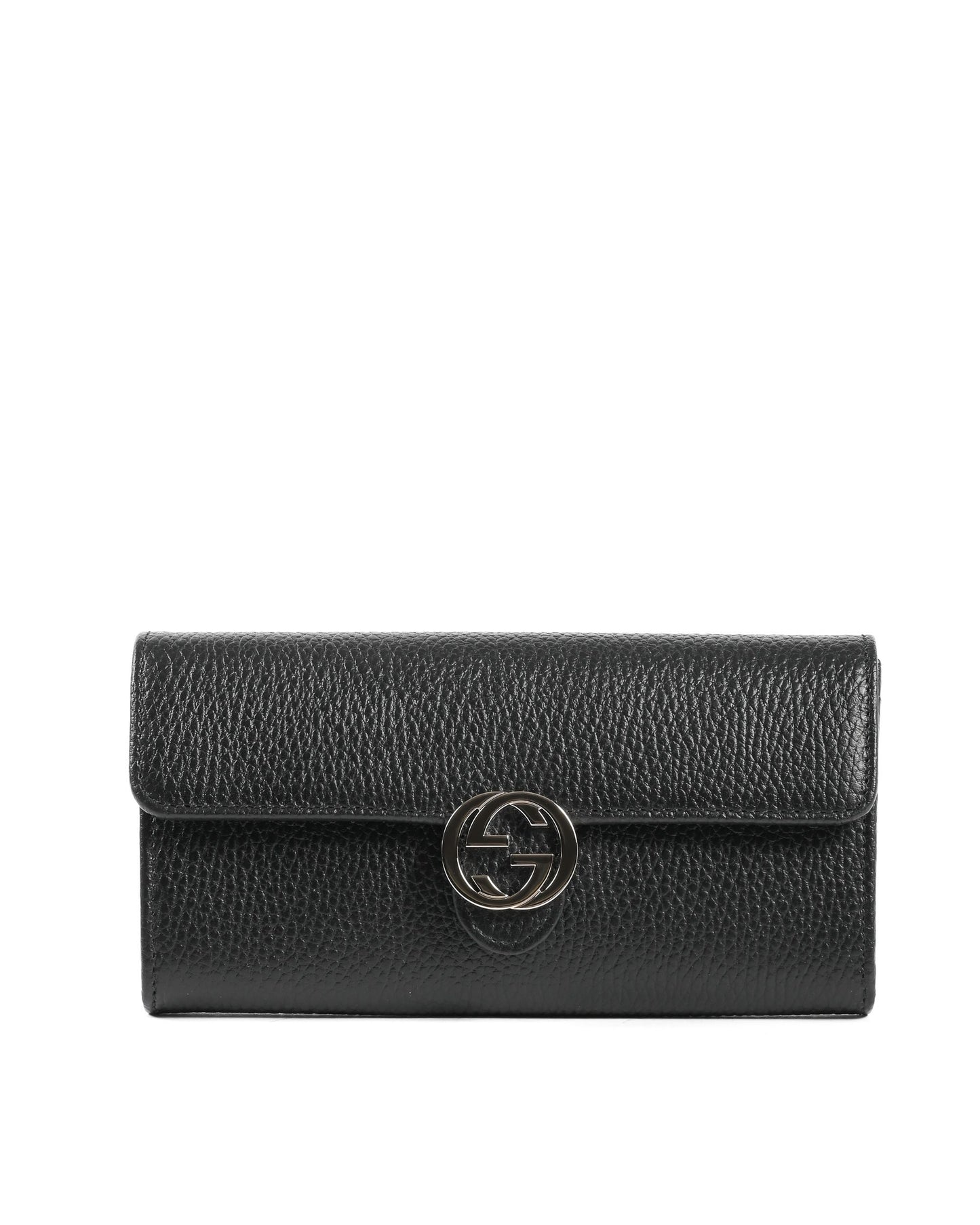 Gucci Leather Interlocking wallet 615524 CAO0G 1000