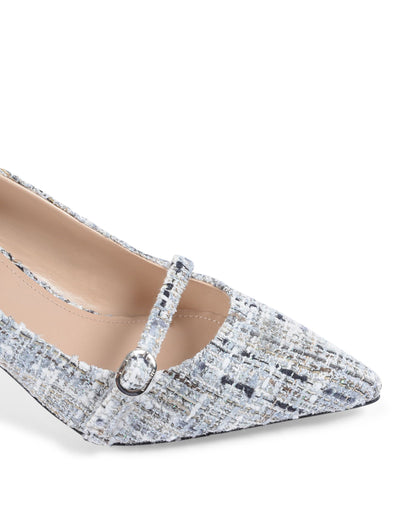 Violin Boucle Mary Jane Pumps