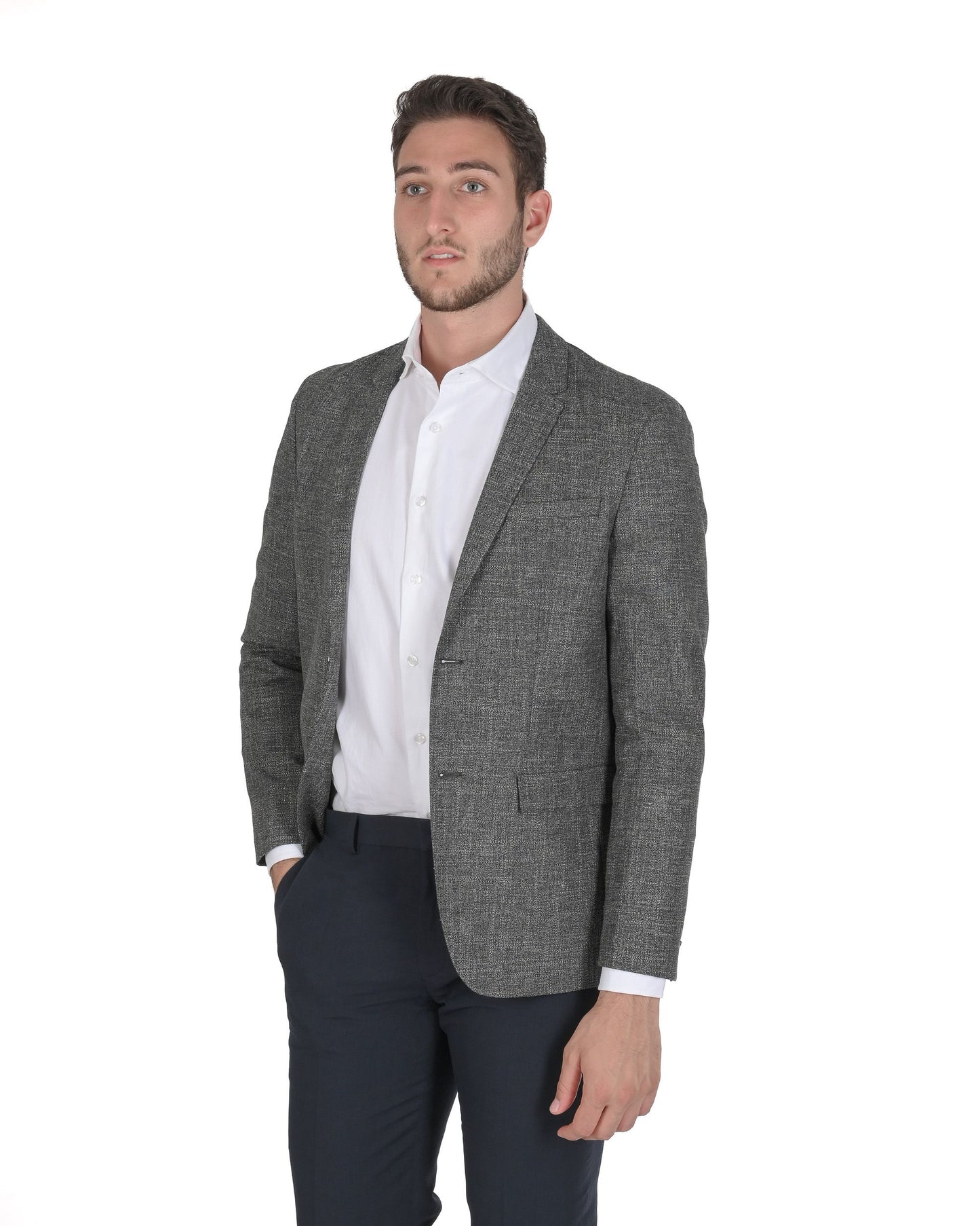 Calvin Klein Mens Blazer Grey K10K101099657