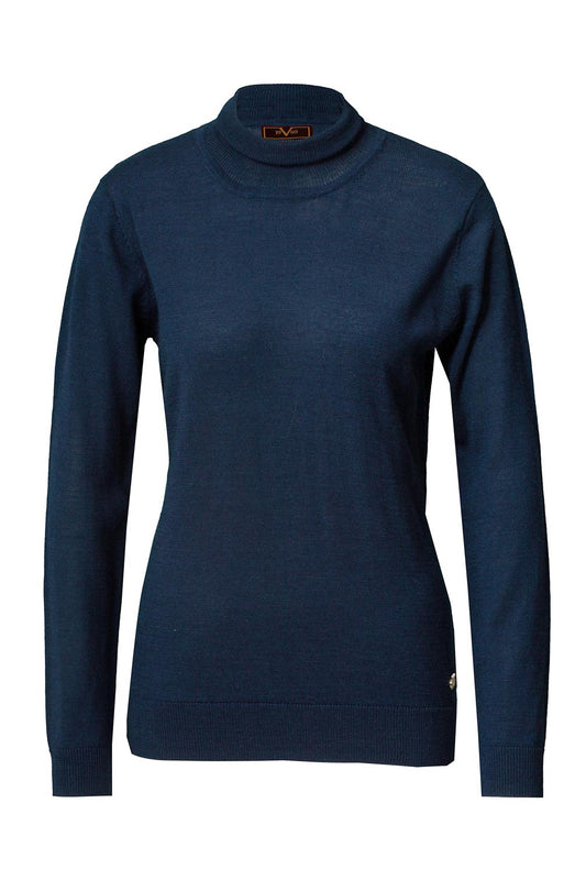 19V69 Italia Womens Pullover Blue KETTY NAVY BLUE