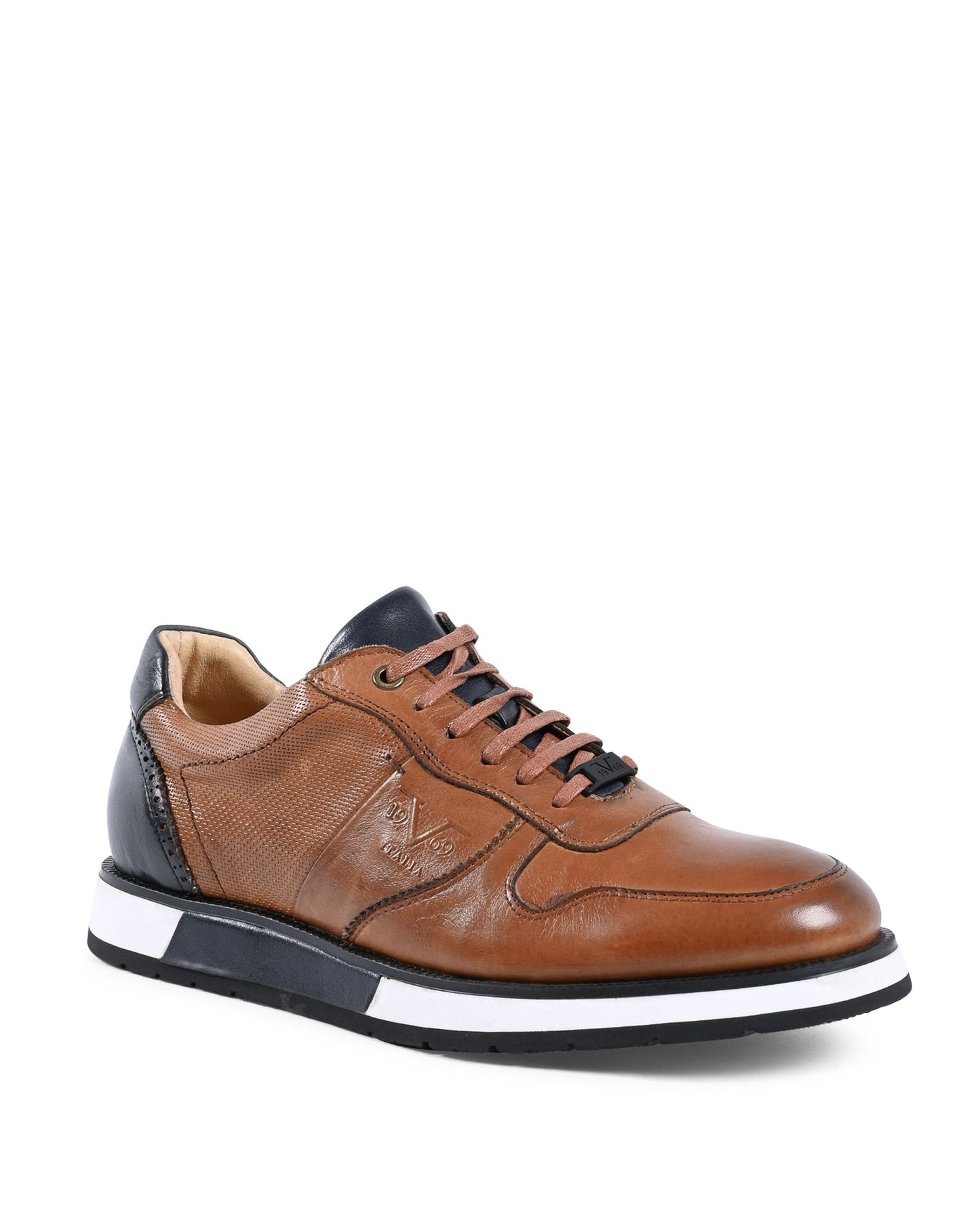 19V69 Italia Mens Sneaker Brown YO Y375-A3 TABACCO